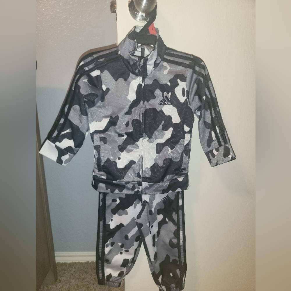 Adidas camo tracksuit
